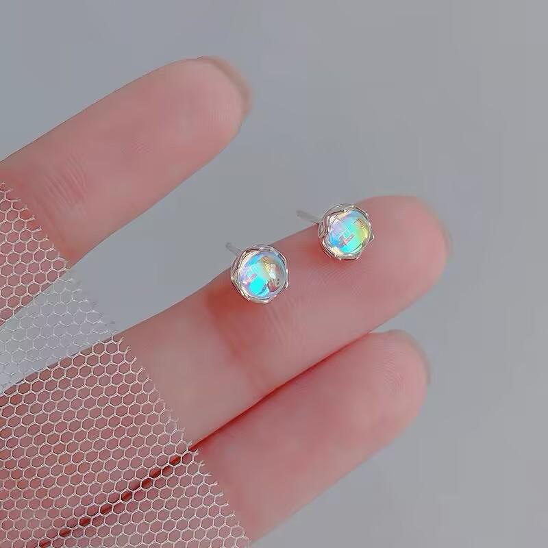 925 Sterling Silver Women's Ear Piercing Earrings - Versatile Cartilage Studs for Comfortable Sleeping