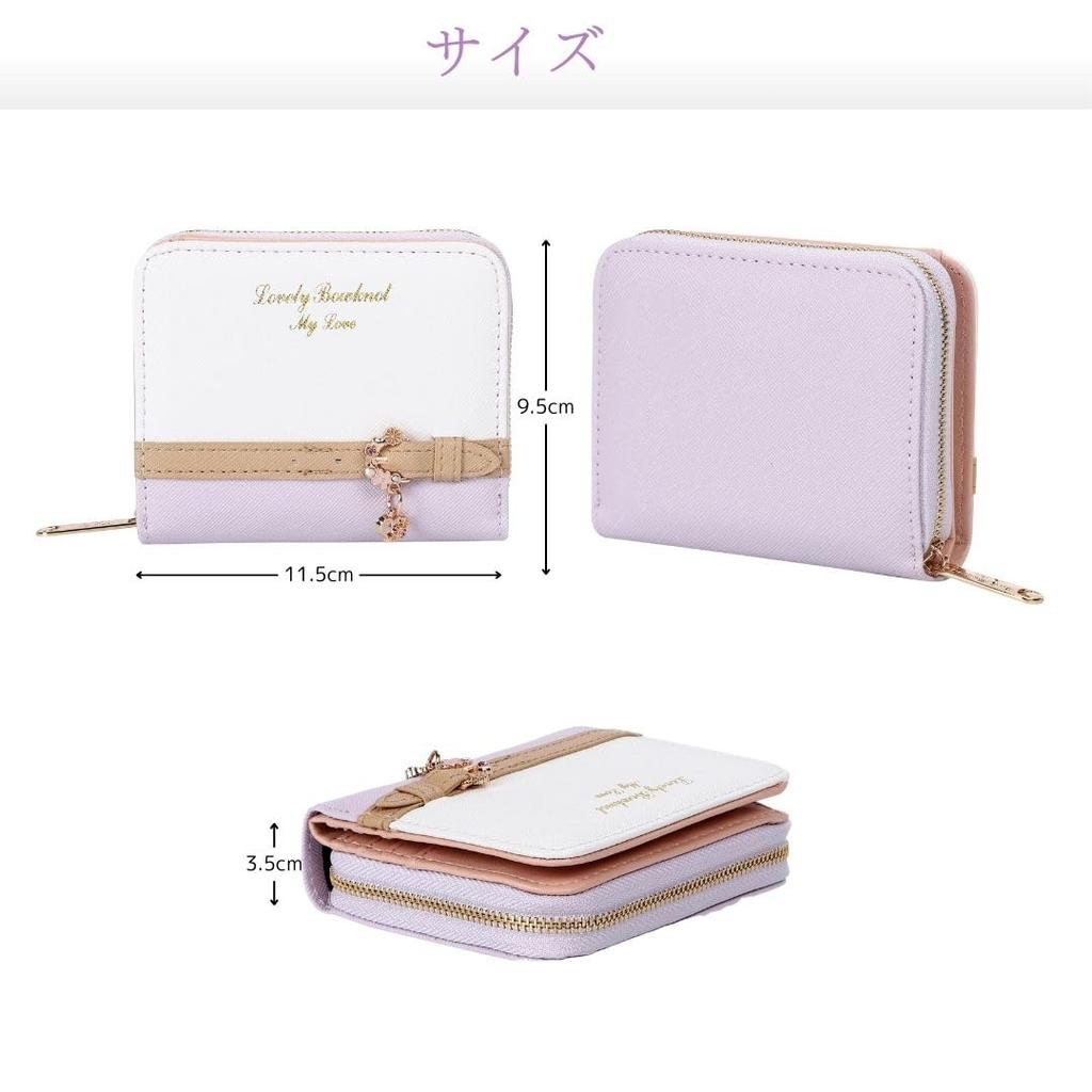 Nomadra Women's and Girls' Bifold Wallet, Compact, Cute, Mini Wallet for Elementary School Students, Multifunctional Short Wallet with Card and Coin