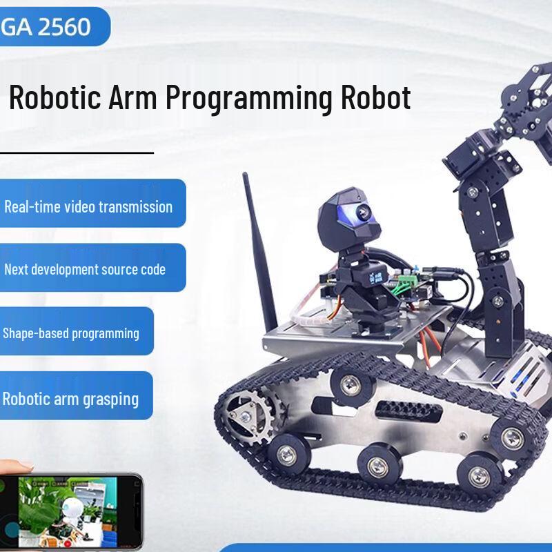 XIAOR GEEK Tracked Robotic Arm Programming Smart Car N/A