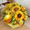 1PC Sunflowers Lemon Umbrella-8-Rib Reinforced, Automatic Open, Lightweight & Durable, Fashion Accessory for Outdoor-L0335