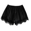 2Pcs Thin Home Pants Breathable Satin Shorts Cool Lace Safety Pants  Homewear