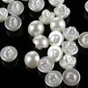 50PCS 10mm DIY Mushroom Crafts Scrapbooking Sewing Clothing Dress Accessories Pearl Buttons