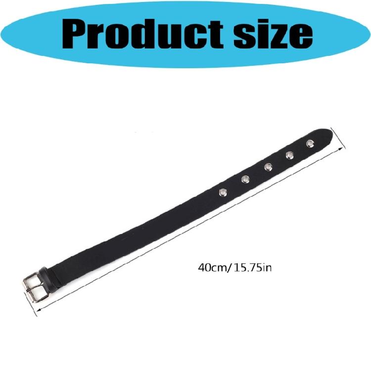 Outerwear Cuff Replacement Straps with PU Leather Look and Buckles Closure, 2 Pack Cuff Fasteners for Coat Sleeve Tightening Tasks