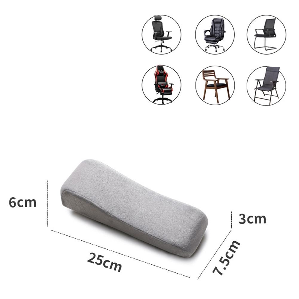 Office Chair Armrest Pad Elbow Pillow Comfortable Support Cushion Memory Foam Inner Core Sofa Cushion for Home Office Game Chair