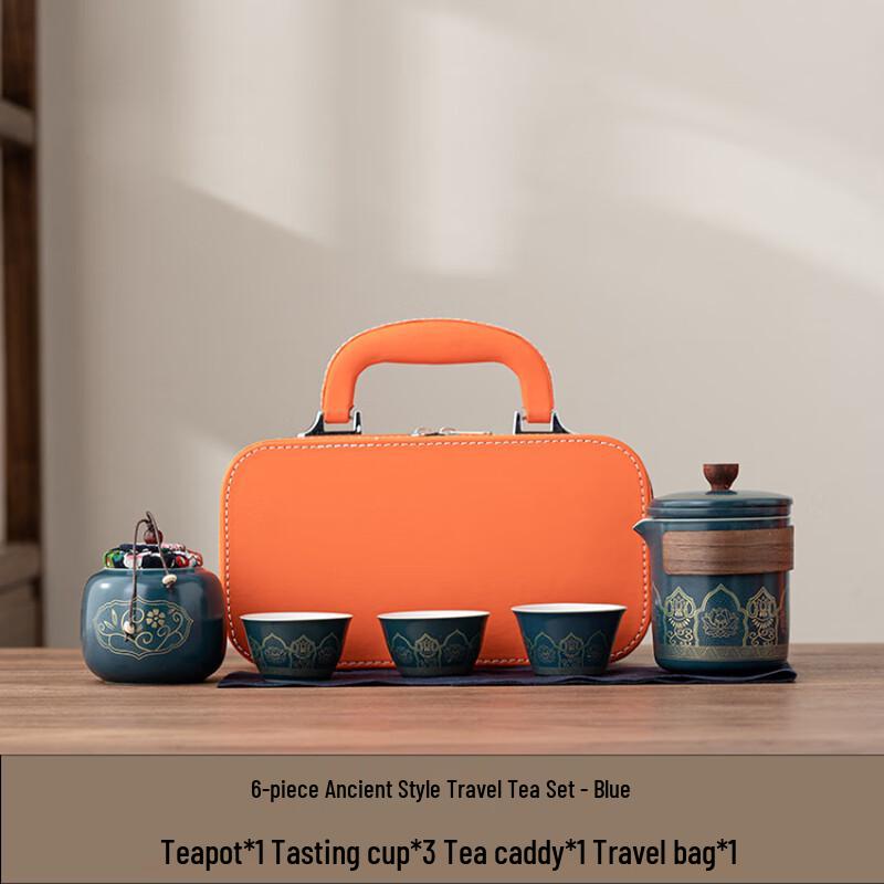 Shangqi Portable Ceramic Travel Tea Set