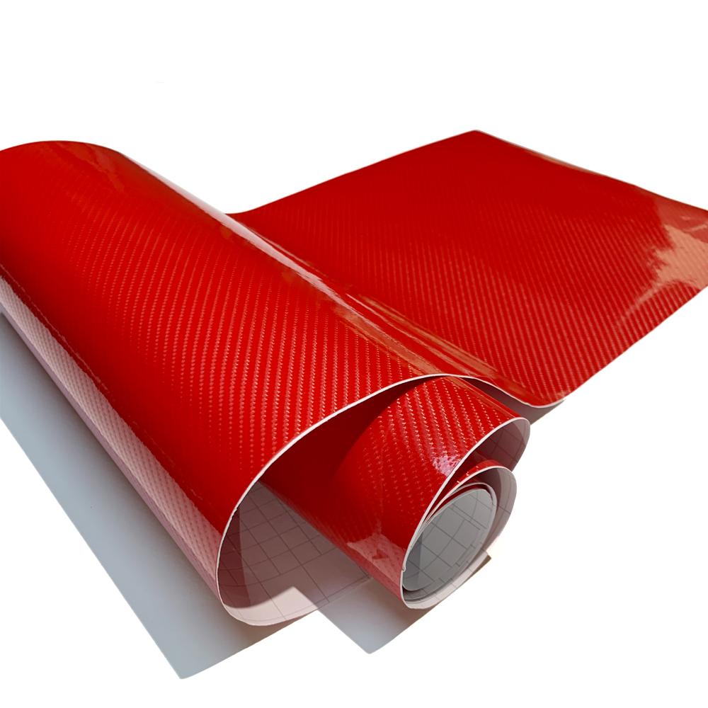 6D Carbon Fiber Vinyl Car Wrap Air-release Technology Self-adhesive for Car Accessory Customized Stickers Personalized Custom