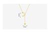 Star Moon Mini Pendant Necklace - European & American Ins Style In Stainless Steel & Titanium Clavicle Chain P315