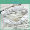 Cat Pattern Canvas Pen Case With Multi Layer Storage For Office And School Use