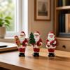 Resin Craft Christmas Ornaments Mini Size Desktop Ornaments Atmosphere Christmas Santa Doll  Office
