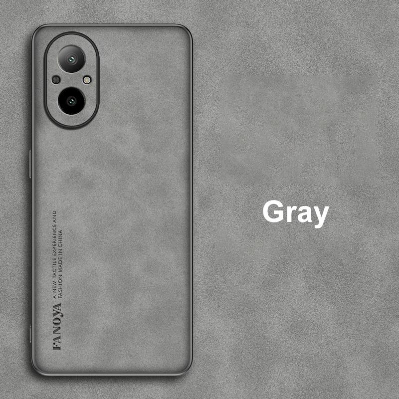 

Для Realme C67 4G Чохол Розкішний Шкіряний Чохол для Телефону Для Realme C67 4G RealmeC67 Задня Кришка Силіконовий Ударостійкий Повний Захист For Realme C67 4G сірий колір