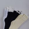 Ice Socks, Medium Socks, Summer Thin Trendy Internet Celebrity White Velvet Outside, Spring And Autumn Long Piles Of Socks