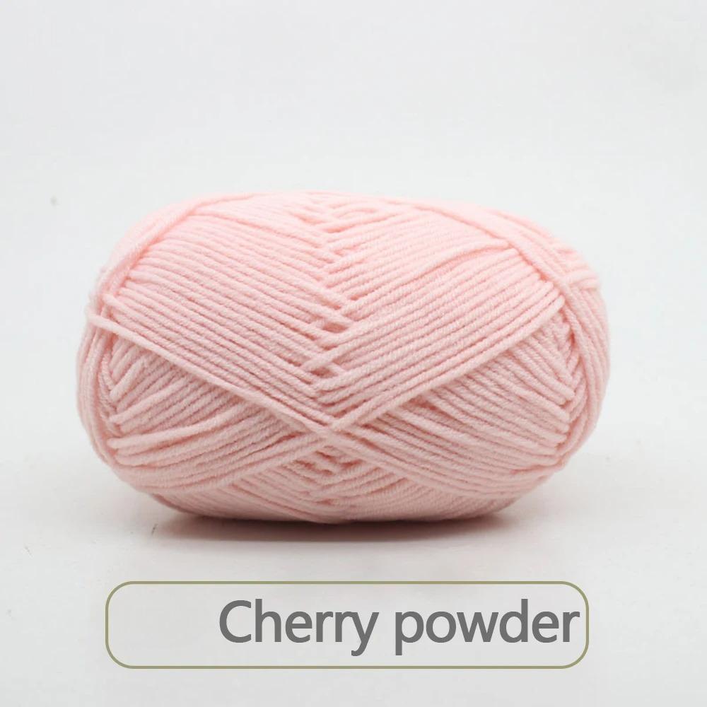 1pc 50g Soft Wool Milk Cotton Yarn Crochet Anti-Pilling Hand Knitting Thread For Cardigan Scarf Hat Baby Sweater Doll Supplies