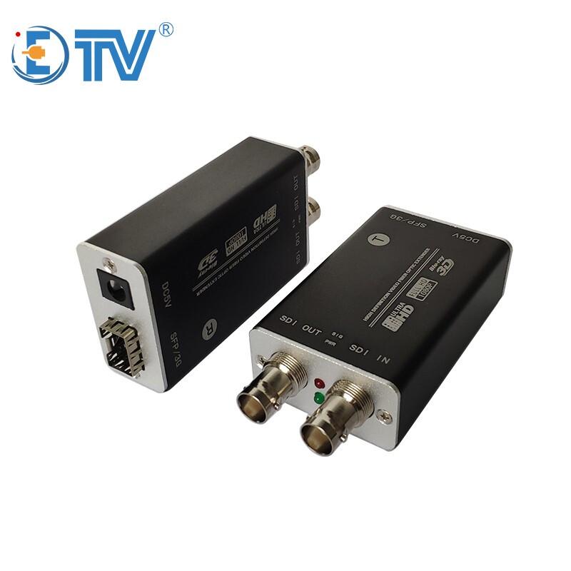 ETVSDI Mini SDI Fiber Optic Extender 1 Channel