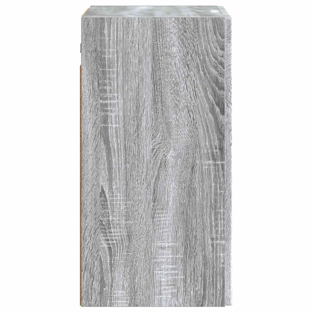 Wall Mounted Cabinet Gray Sonoma 59 x 31 x 60 cm Particleboard