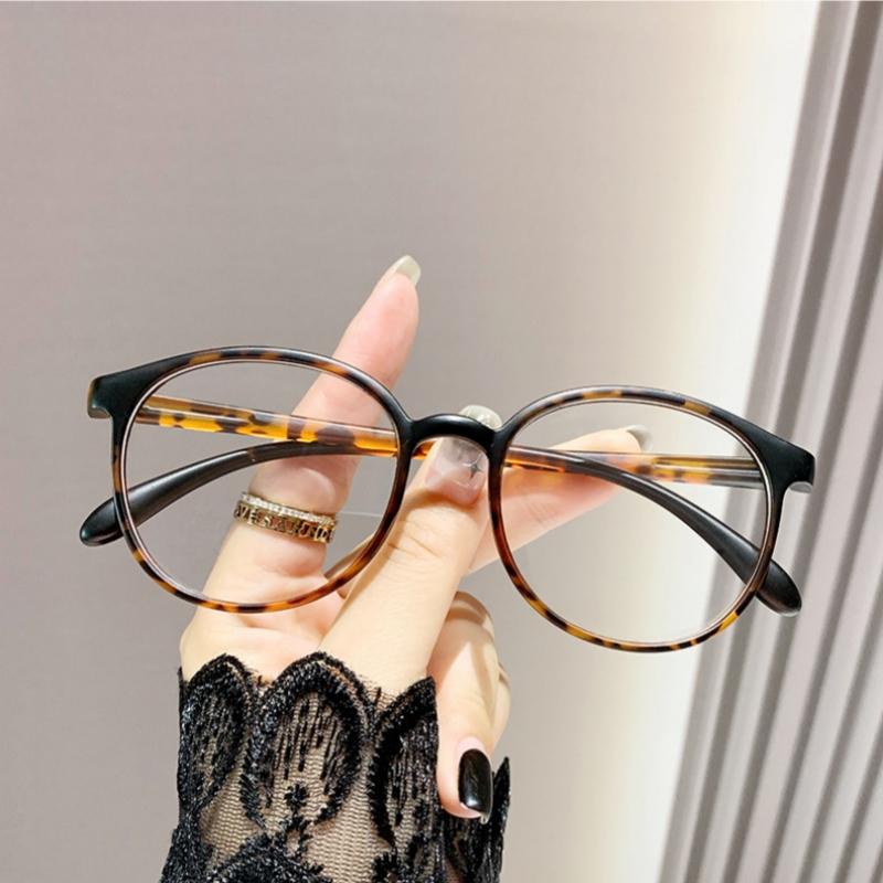New Style Ultralight Myopia Glasses for Women Ladies Men Round Frame Vintage Near Sight Eyewear Vintage Prescription Eyeglasses