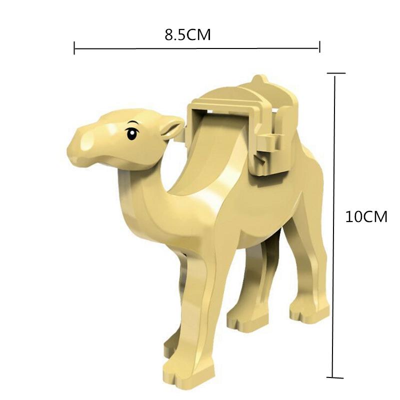 

Серия «Джунгли» Верблюд Строительные блоки Случайный цвет С сиденьем Сделай сам Сборные кирпичики Декор Игрушки для детей Рождественские подарки