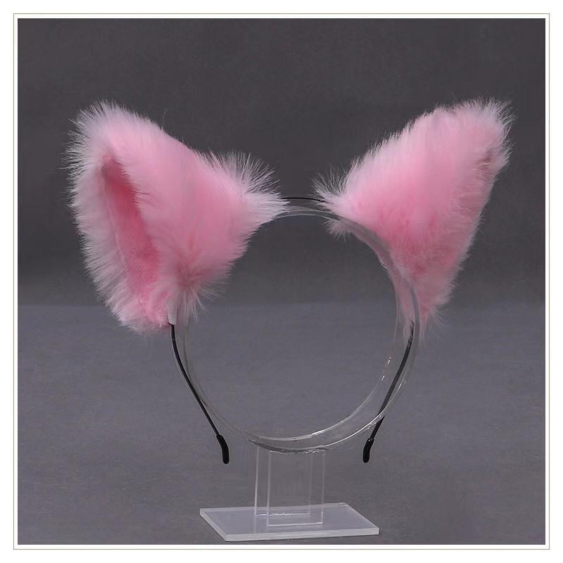 Lolita Animal Urechi de Pisică Vulpe Cercuri de Păr Cosplay Fete Halloween Anime Bentițe Accesorii de Păr