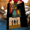 Drama O-Only Murders In the B-Building Throw Flannel Cozy Print Blanket, Portable, Durable Machine Washable Cute Cool