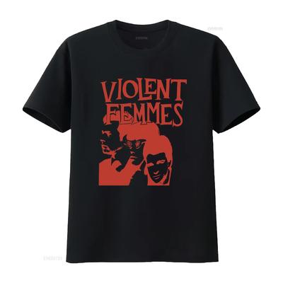 Violent Femmes Band Member Art T Shirt Full Size S 5xl Vintage Versatile Streetwear Homme Top For Everyday Wear Stylish