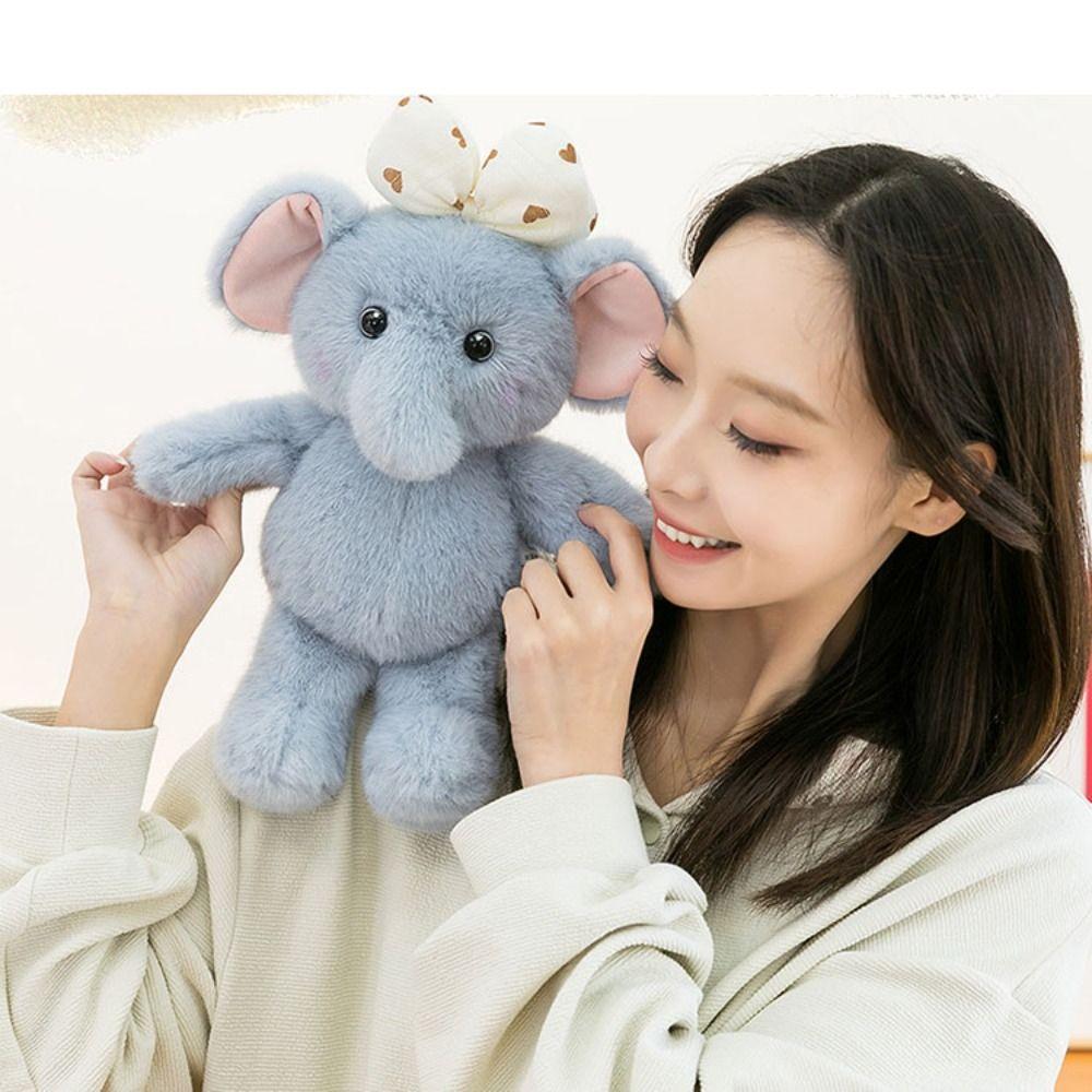 Throw Pillow Elephant Plush Toys Stuffed Animals Lamb Animals Doll Baby Infants