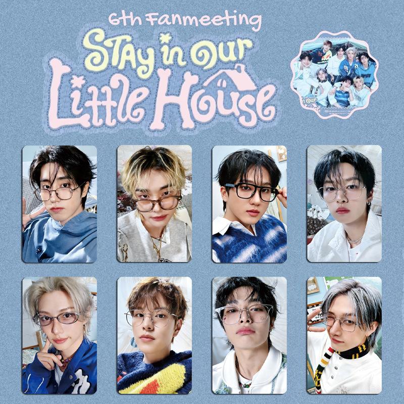8Pcs Kpop Stray Kids Lomo Card "Stay In Our Little House" Weekly Small Card Full Card Felix Surrounding Area