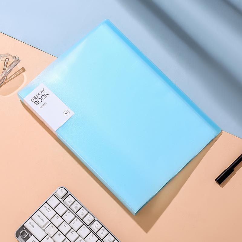 A4 Großes Fassungsvermögen Transparente Mappe Papieraufbewahrung Mehrschichtige Dateiverwaltung Klarsichthülle Schreibwaren