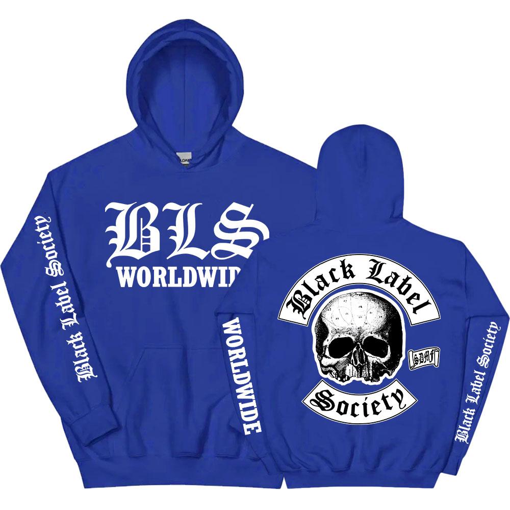 BLS Worldwide Графические Худи Black Label Society Тяжелые Ментальные Свитшоты Хип-Хоп Унисекс Одежда Одежда с Длинным Рукавом XS