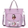 Demon Slayer Tote Bag Crossbody Bag Carrying Bag Shoulder Bag for Teenager Girl Boy Back To School Bag Men Women Leisure Travel Bag Mochila