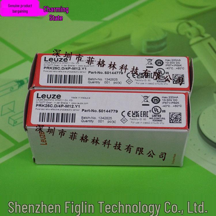 Model PRK25C.D/4P-M12.Y1 Replaces the PRK 25B/66.3-UV-S12 In Leuze Photoelectric Switches.