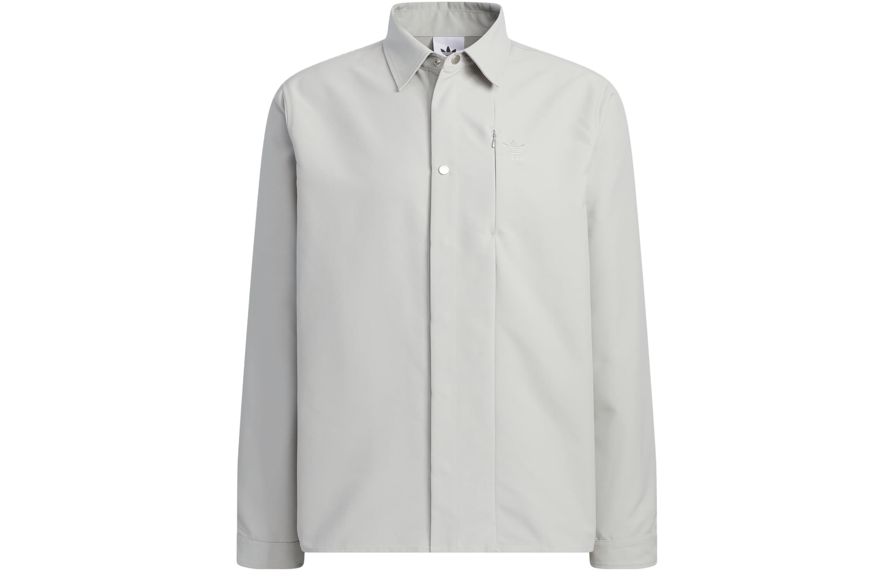 

Adidas Shirts Men s Light Gray Polo Collar Moderate Other IK3708 S