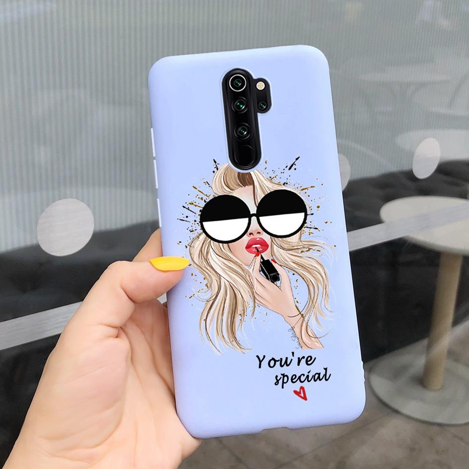 For Xiaomi Redmi Note 8 Case 2021 Cute Sweet Girls Soft Phone Cover For Xiaomi Redmi Note 8 Pro Coque For Redmi Note8 Pro Bumper