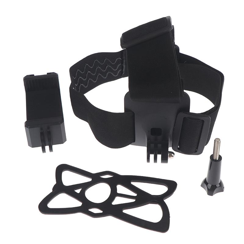 Head-Mounted Phone Holder First-Person Video Live Headband Body Mount For Phone Smartphones Action Camera