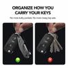 Smart Metal Key Organizer Compact Aluminum Alloy Key Case Holder Minimalist Holds 2-6 Keys Keys Bag