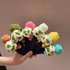 Popular Furry Plush Turtle Hair Rope/Hairband for Adult Girl Cartoon Brooch Pin Lovely Hair Tie Tortoise Ponytail Holder