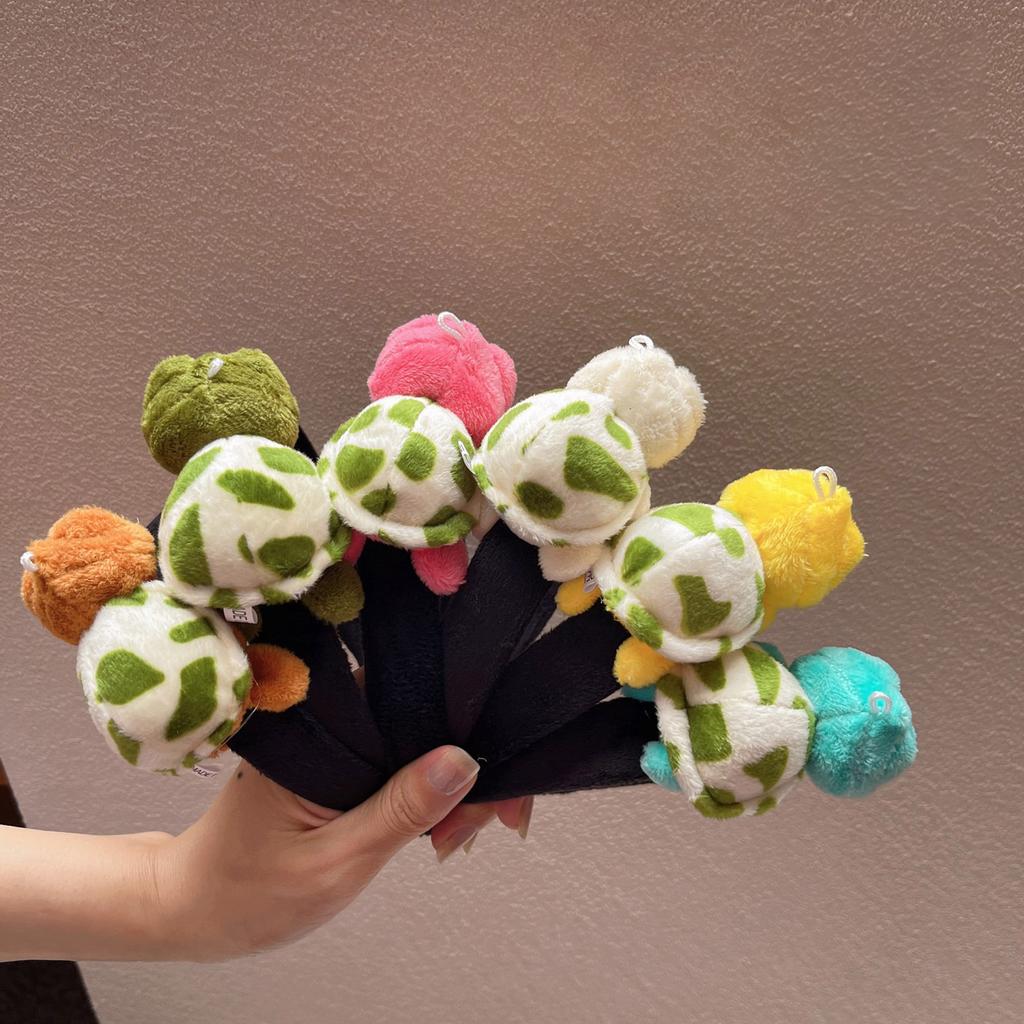 Popular Furry Plush Turtle Hair Rope/Hairband for Adult Girl Cartoon Brooch Pin Lovely Hair Tie Tortoise Ponytail Holder