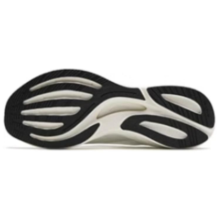New Anta Hydrogen Run 6th Generation Cushioning, Wear Resistant Low Top Running Shoes Men's Black White 112425540-1