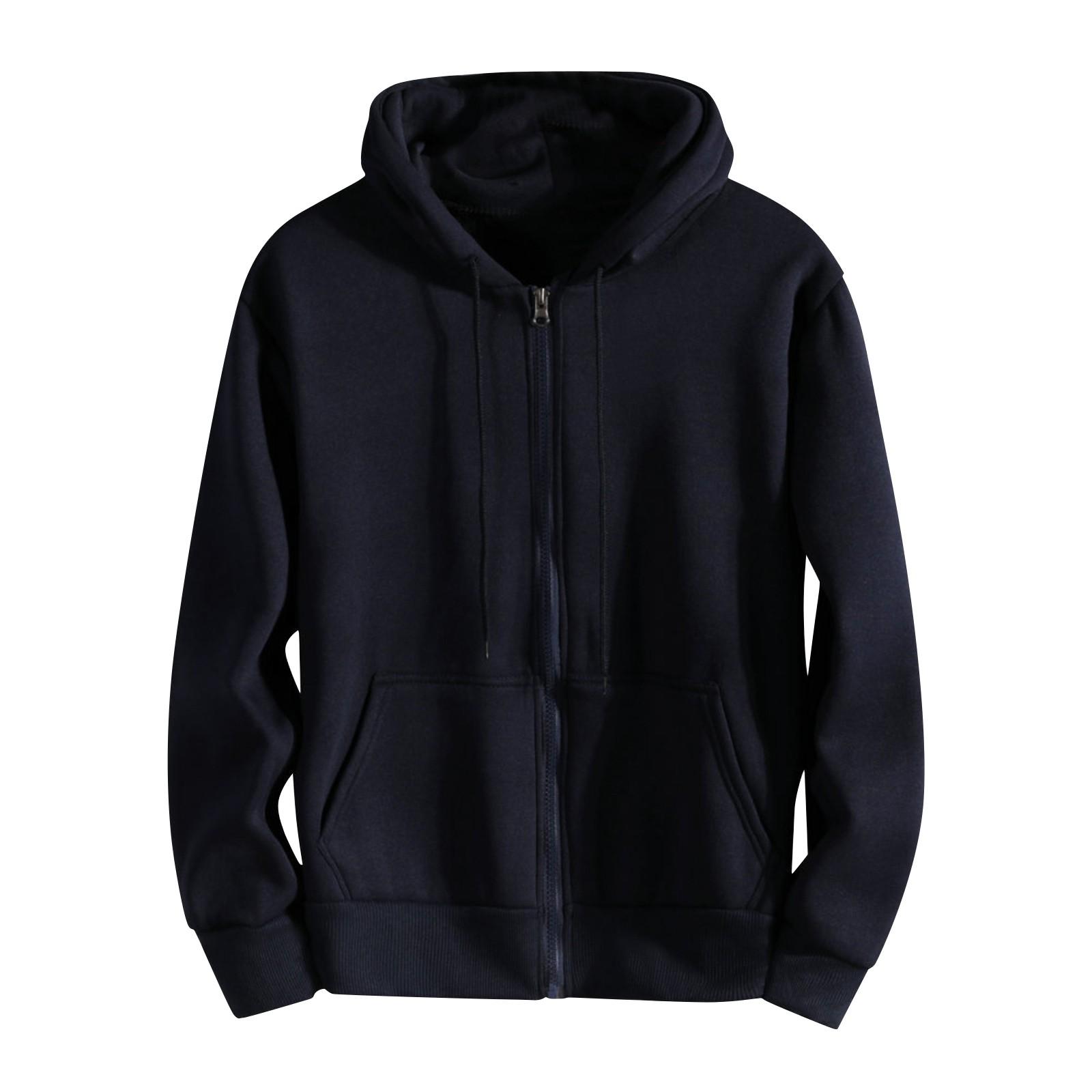 

И зимний кардиган на молнии с капюшоном, свитер, мужская куртка с длинными рукавами, повседневный спортивный свободный топ L