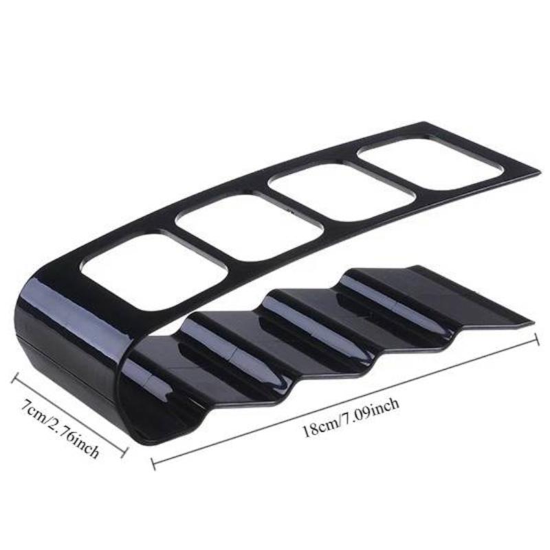 4 Compartment Remote Control Organizer Creative Desktop Storage Rack Plastic Holder Multi Purpose Desk Organizer