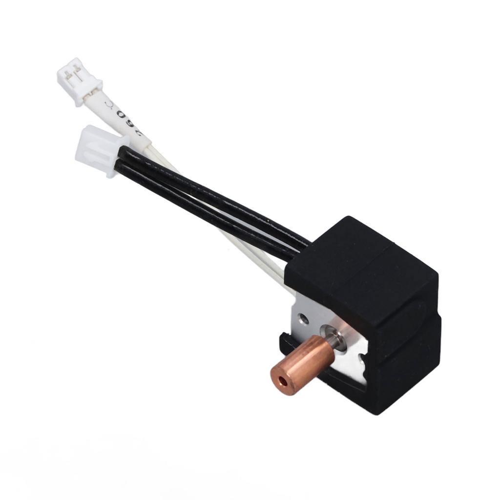 Extruder Heater Block Titanium Alloy Copper Throat Hardened Steel Nozzle High Precise Thermistor for