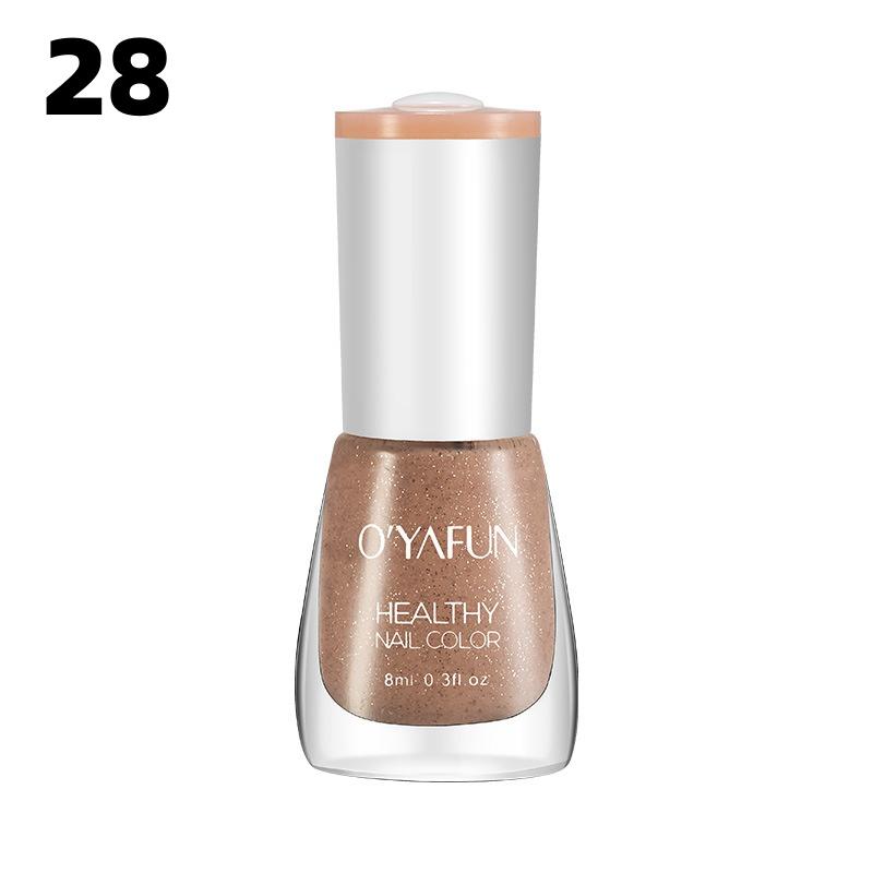 Nail Polish Can Be Peeled Off Without Baking, Quick Drying, Healthy Nude Color Sequins Nail Art Set, Can Be Peeled Off and Protected Nail Polish