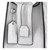 Coach 20 Metallic Crosshatch Coated Canvas Crossbody Bag Small Women Bags Silver CCK70-SVYGP