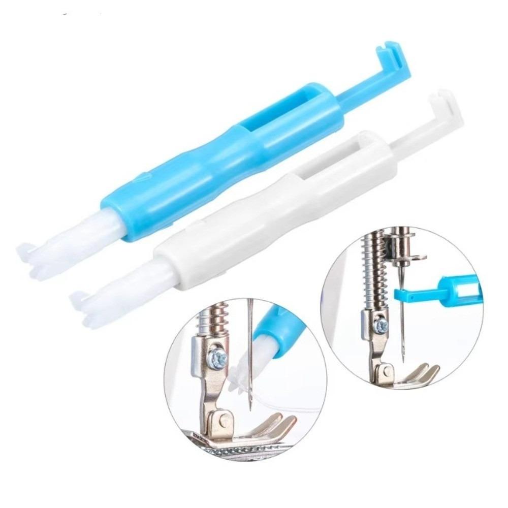 

1/2Pcs Stitch Unpicker Quick Sewing Threader Sewing Machine Needle Threader for Needle Work Blue/White-2pcs