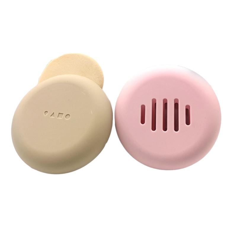 Portable Silicone Cosmetic Puff Holder Organize and Protect Your Makeup Sponges