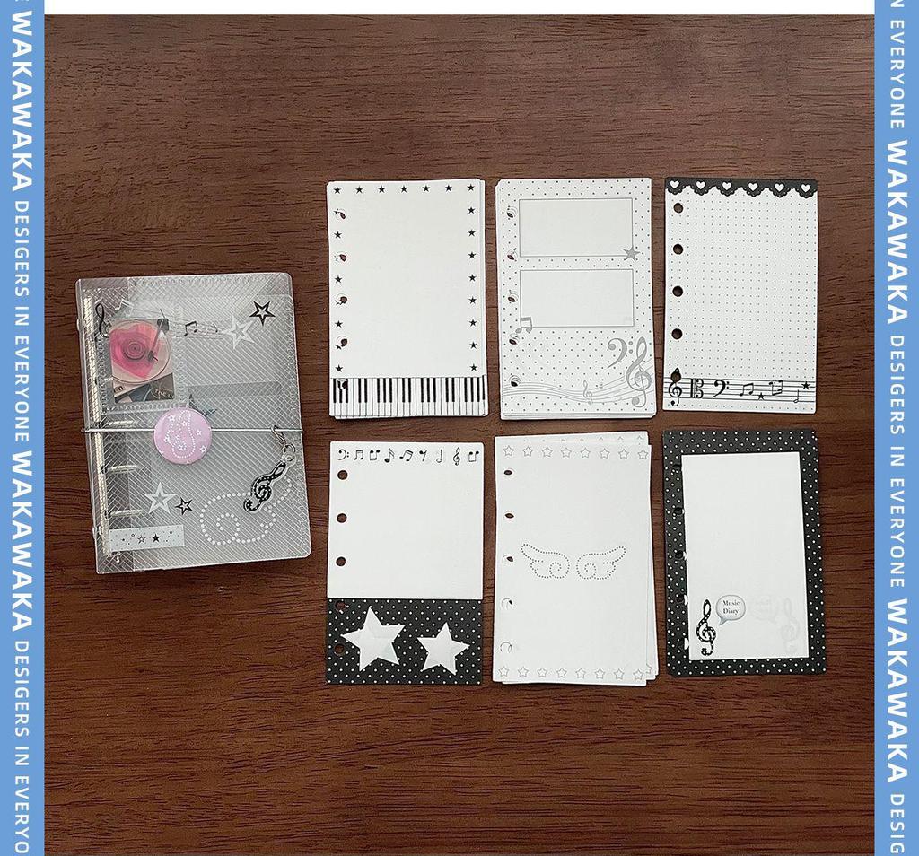 Waka M5 Loose-leaf Planner and Photo Album with Strap and Badge Storage