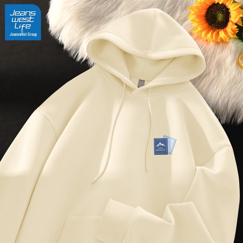 JEANSWEST LIFE Pull à capuche ample rétro américain pour homme