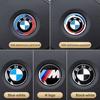 1Pcs 45mm Car Steering Wheel Badge Emblem Sticker For BMW E36 E46 E53 E90 E60 E61 E93 E87 X1 X3 X5 X6 F30 F20 F10 Auto-Styling