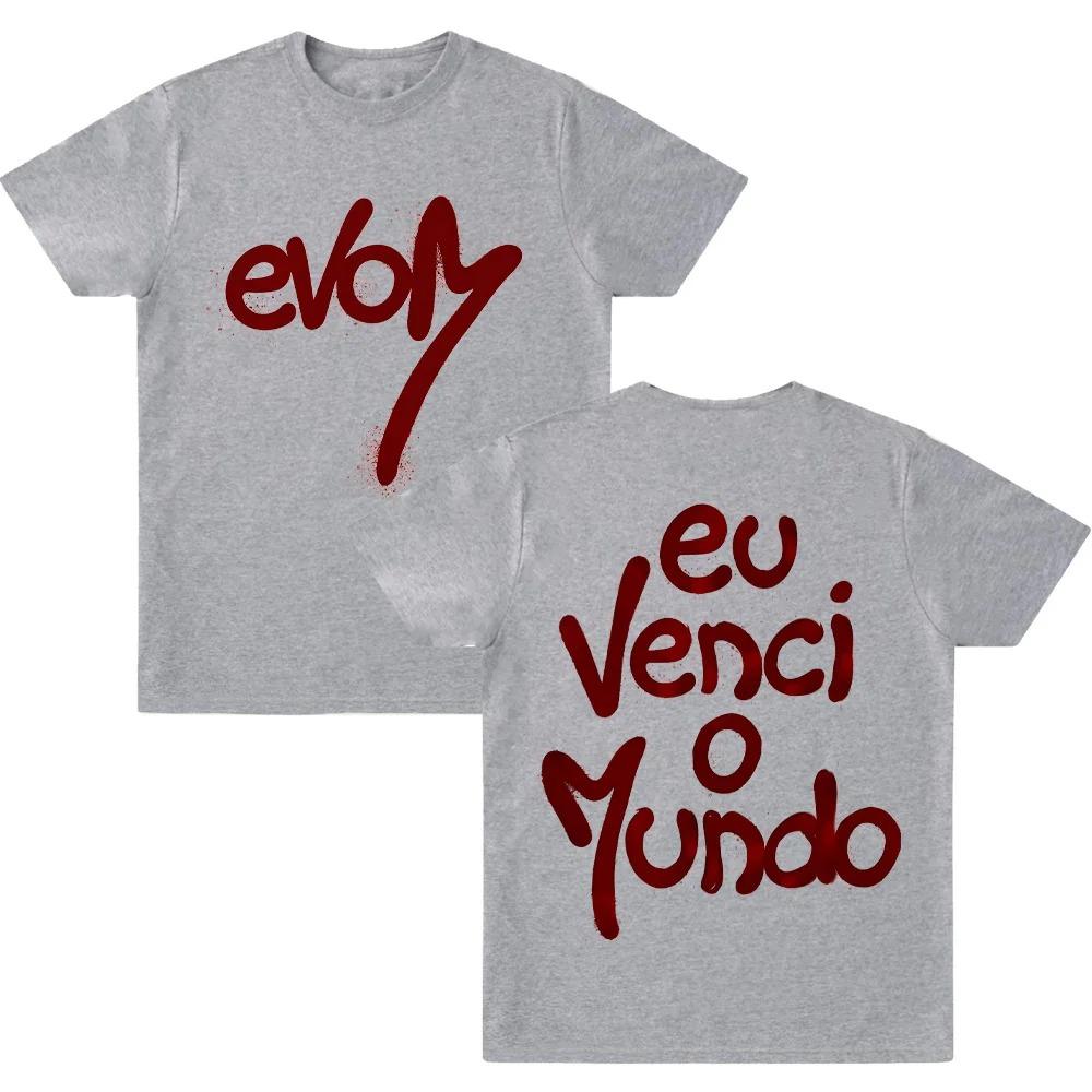 

2026 Camiseta EVOM Veigh Merch T-shirts Graphic Print Oversized Vintage Womens Short Sleeve Tee Top Y2k Clothes Summer Breathable Tee XXXL чорний