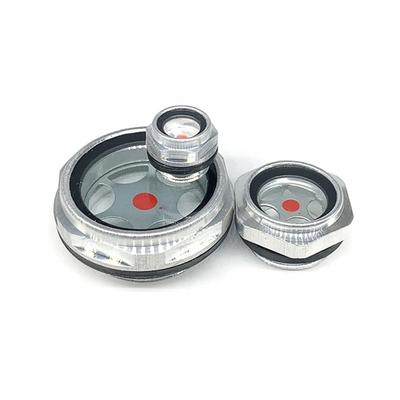 1 Stück G1/4 G3/8 G1/2 G3/4 Öl-Schauglas G1 G1-1/4 G1-1/2 BSP NPT Aluminium Ölstands-Schauglas Außengewinde Gehärtetes Glas