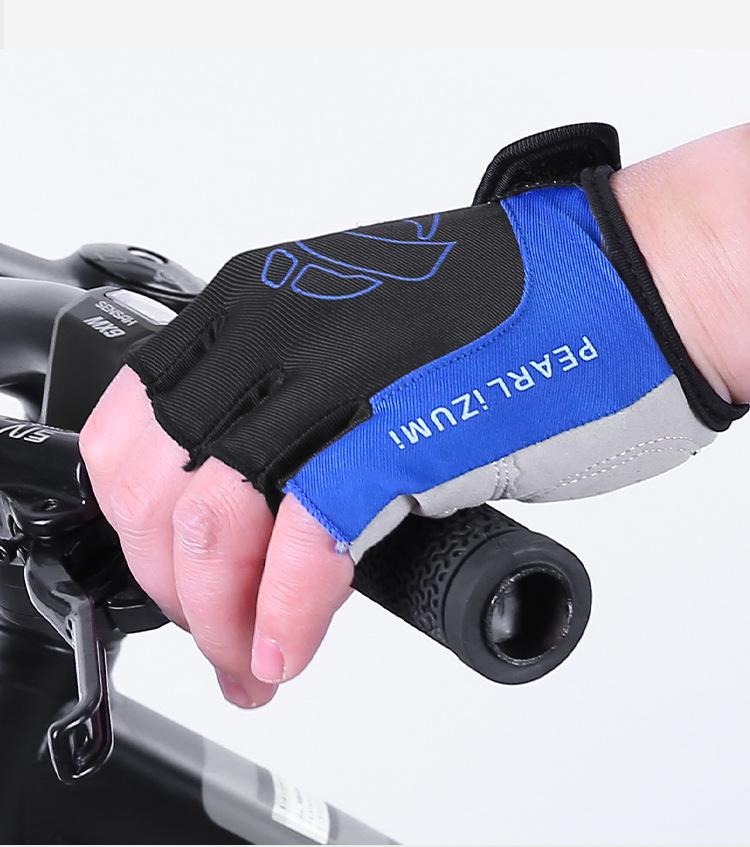 Anti-Shock Half-Finger Cycling Gloves with Silicone Grip