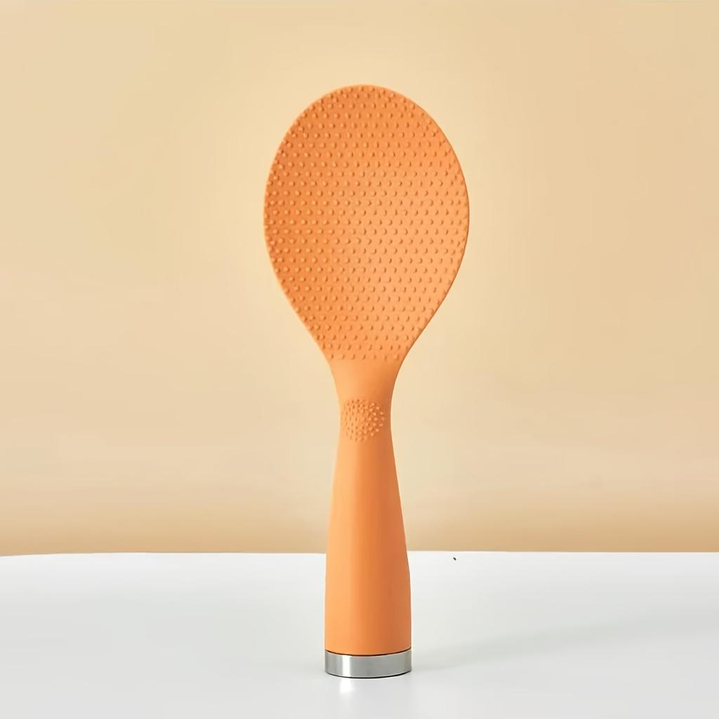 1PC Multifunctional Vertical Rice Spoon Can Stand Non-stick Rice Spatula Household Kitchen Electric Pot Plastic Rice Spoon